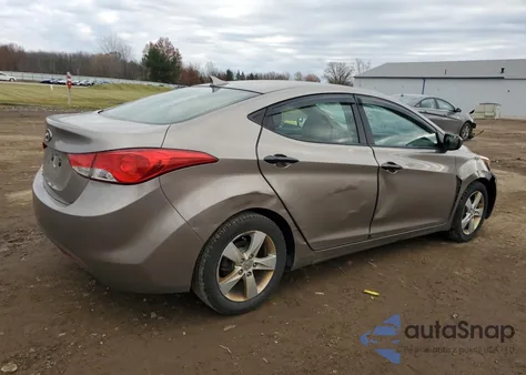 2013 Hyundai Elantra Gls из США, поврежденный, VIN 5NPDH4AE2DH382620